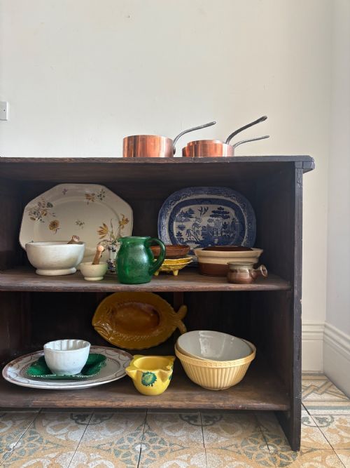 EARLY 20THC ENGLISH FREESTANDING ANTIQUE SHOP COUNTER 119CM WIDE C19001920 - ADDITIONAL PHOTO 5