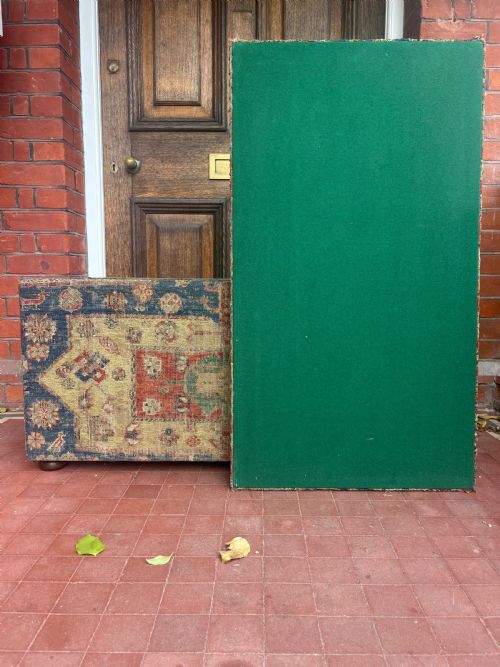 AN EARLY 20TH CENTURY KILIM RUG OTTOMAN BLANKET BOX 100CM BRASS STUDDED - ADDITIONAL PHOTO 6