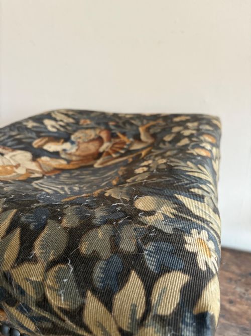 FRENCH EARLY 19TH CENTURY GILTWOOD TAPESTRY STOOL LOUIS X1V STYLE 57CM - ADDITIONAL PHOTO 9