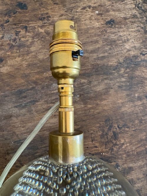 A 20TH CENTURY MURANO BULLICANTE CLEAR GLASS SEGUSO TABLE LAMP 27CM PAT TESTED - ADDITIONAL PHOTO 9