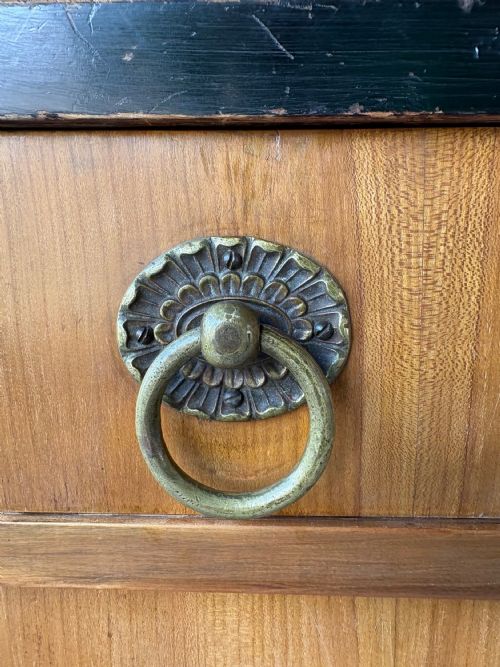 EARLY 19TH CENTURY CHERRYWOOD BIEDERMEIER 3 DRAWER COMMODE CHEST 128CM C1820 - ADDITIONAL PHOTO 8