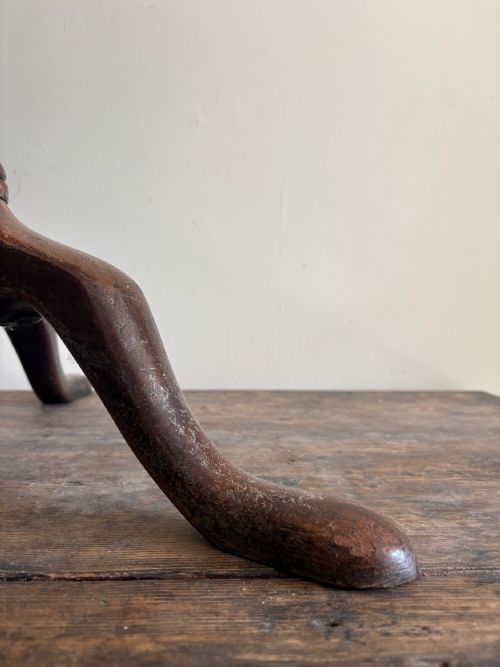 A GEORGIAN SINGLE PLANK MAHOGANY BIRDCAGE TILT TOP TABLE C1780 69CM DIAMETER - ADDITIONAL PHOTO 9