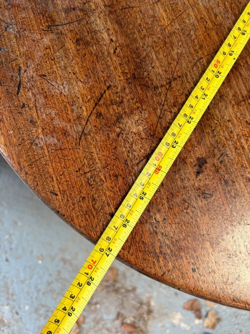 A GEORGIAN SINGLE PLANK MAHOGANY BIRDCAGE TILT TOP TABLE C1780 69CM DIAMETER - ADDITIONAL PHOTO 13