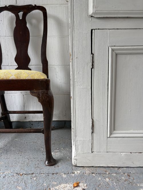 A 19TH CENTURY COUNTRY HOUSE PAINTED PINE IRISH DRESSER 162CM WIDE 2 DOOR BASE CUPBOARD - ADDITIONAL PHOTO 3