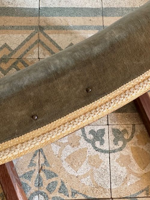 ORIGINAL KING GEORGE VI CORONATION STOOL 1937 LIMED OAK BY WARING GILLOW - ADDITIONAL PHOTO 9