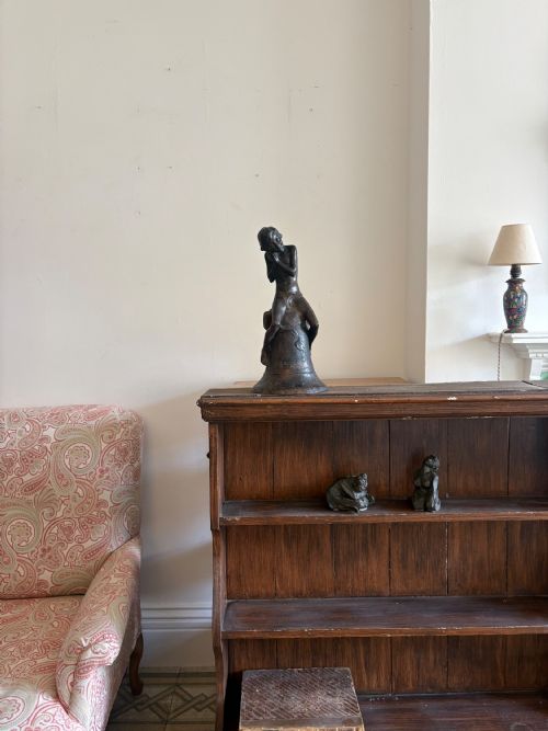 HENRI PERNOT 18591937 LA BELLE EPOQUE SEATED BOY BRONZE C1900 39CM SIGNED - ADDITIONAL PHOTO 12