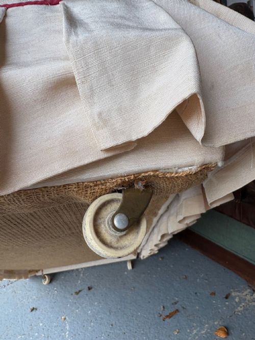 EARLY 20TH CENTURY OTTOMAN DAYBED OR CHAISE LONGUE WITH STORAGE 165CM C192030 - ADDITIONAL PHOTO 11