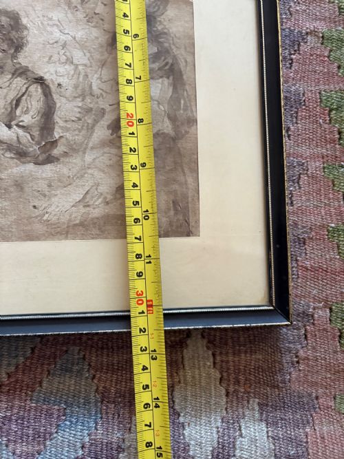 AN 18TH CENTURY OLD MASTER INKWASH PREPARATORY SKETCH AFTER GUERCINO 15911666 42CM - ADDITIONAL PHOTO 14