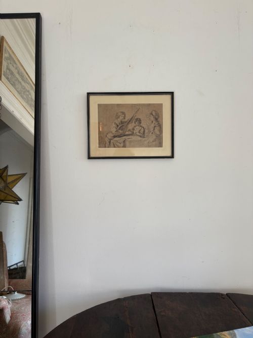 AN 18TH CENTURY OLD MASTER INKWASH PREPARATORY SKETCH AFTER GUERCINO 15911666 42CM - ADDITIONAL PHOTO 16