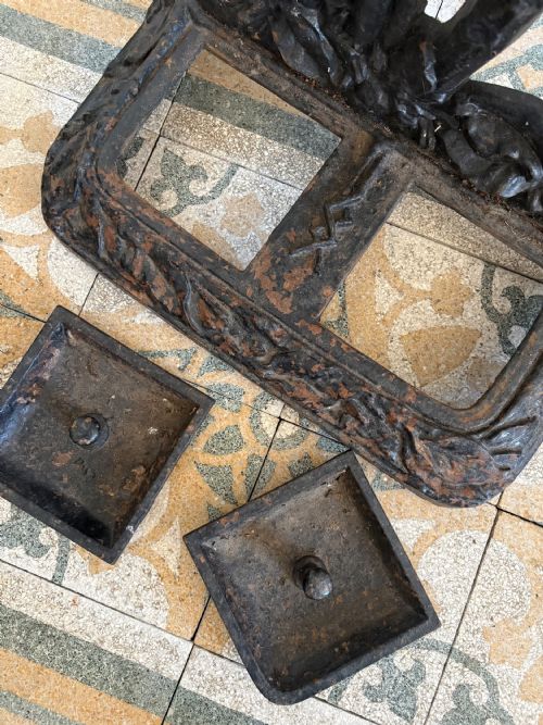 A 19TH CENTURY CAST IRON JACK AND THE BEANSTALK STICK STAND C1875 85CM - ADDITIONAL PHOTO 14