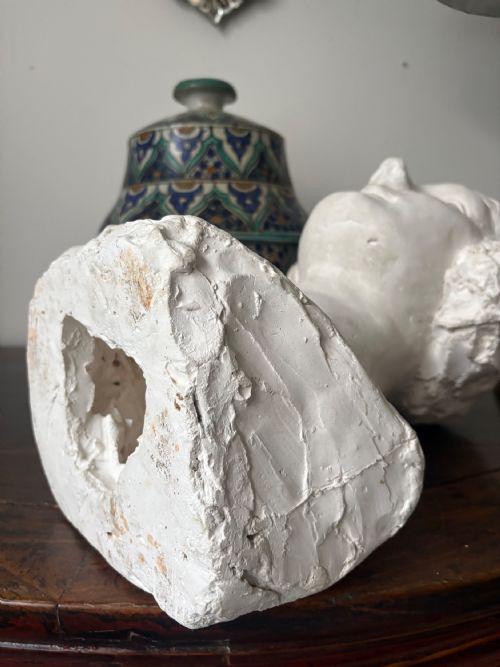 A SIGNED 1921 SOCIETY FEMALE BUST MAQUETTE SCULPTURE POSS MITFORD SISTER 40CM - ADDITIONAL PHOTO 11