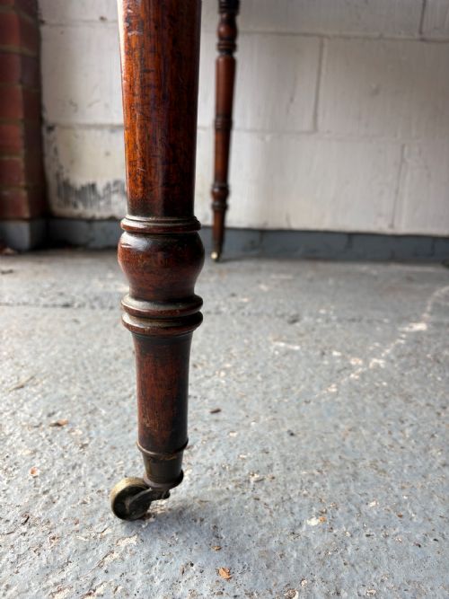 MID 19THC DROP LEAF PEMBROKE OR BREAKFAST TABLE C1850 EXTENDING TO 120CM - ADDITIONAL PHOTO 4