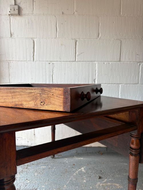 MID 19THC DROP LEAF PEMBROKE OR BREAKFAST TABLE C1850 EXTENDING TO 120CM - ADDITIONAL PHOTO 9