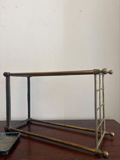 EARLY 20THC BRASS AND IRON 8 DIVISION STICK OR UMBRELLA STAND C19001920 - ADDITIONAL PHOTO 6