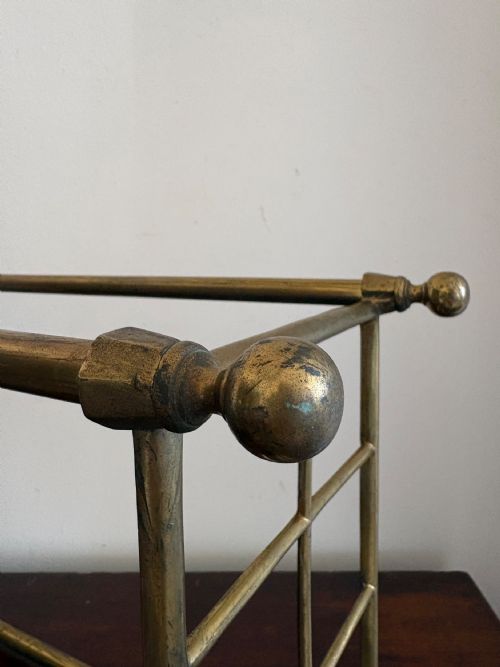 EARLY 20THC BRASS AND IRON 8 DIVISION STICK OR UMBRELLA STAND C19001920 - ADDITIONAL PHOTO 8