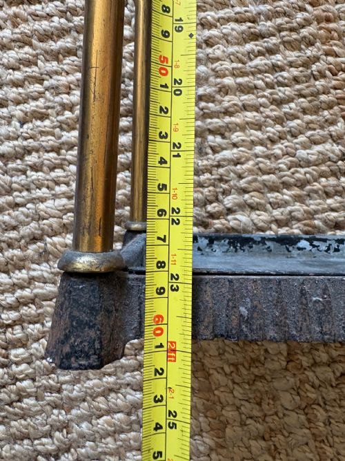 EARLY 20THC BRASS AND IRON 8 DIVISION STICK OR UMBRELLA STAND C19001920 - ADDITIONAL PHOTO 15