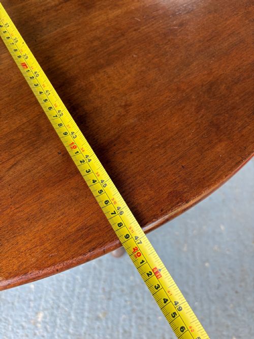 A 19TH CENTURY MAHOGANY OVAL DROP LEAF BREAKFAST DINING TABLE PAD FEET - ADDITIONAL PHOTO 16