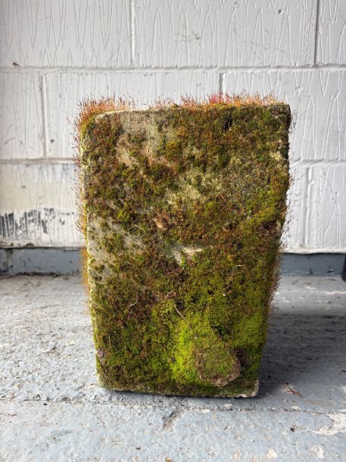 A 19THC SOUTHERN FRANCE SANDSTONE TETHER BLOCK 33CM ORIGINAL WROUGHT IRON RING - ADDITIONAL PHOTO 8
