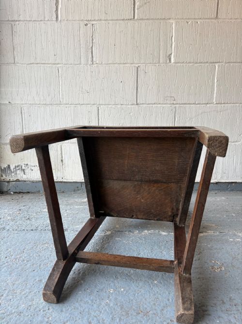 A SET OF 4 GEORGIAN OAK AND ELM PROVINCIAL COUNTRY DINING CHAIRS C1800 - ADDITIONAL PHOTO 5