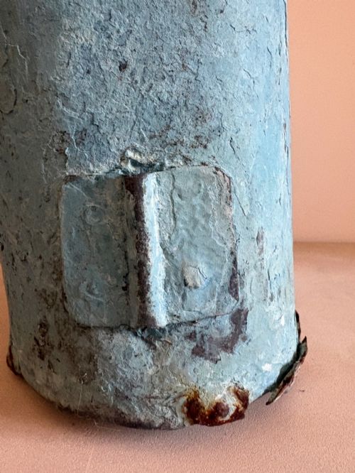 A FRENCH 18THC VERDIGRIS COPPER WATERING CAN ARROSOIR C1800 41CM WATERTIGHT - ADDITIONAL PHOTO 8