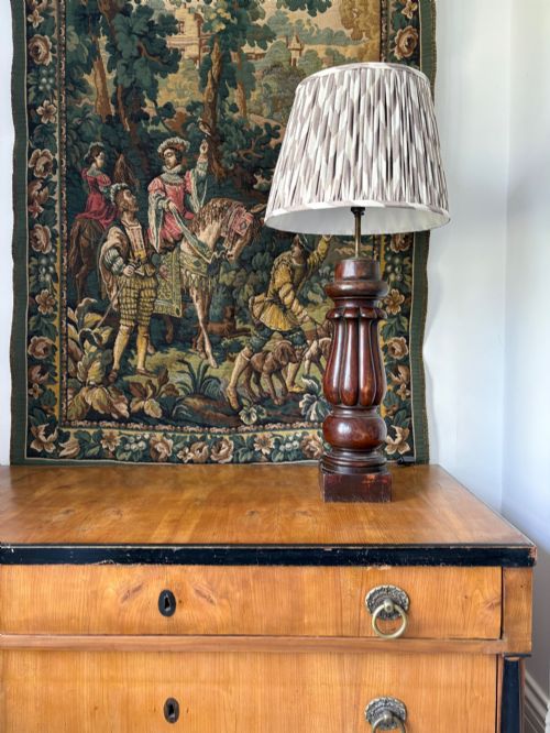 A PAIR OF 19THC CUBAN MAHOGANY SUBSTANTIAL TABLE LAMPS C1850 67CM TALL - ADDITIONAL PHOTO 7
