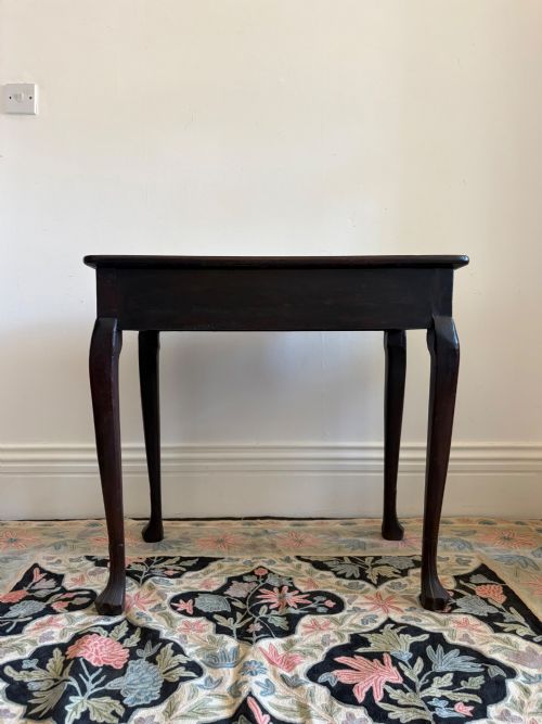 AN EARLY 19TH CENTURY CUBAN MAHOGANY SILVER TABLE CABRIOLE LEGS AND TRIFID FEET 75CM - ADDITIONAL PHOTO 14