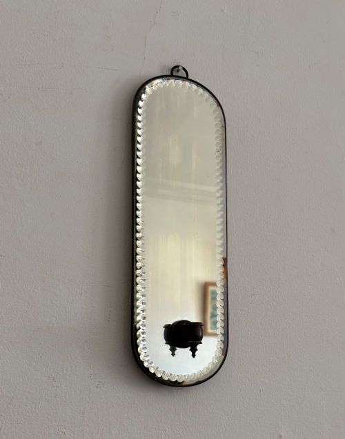 EARLY 20TH CENTURY GIRANDOLE CANDLE WALL SCONCE SORCERER MIRROR C1920 33CM - ADDITIONAL PHOTO 7