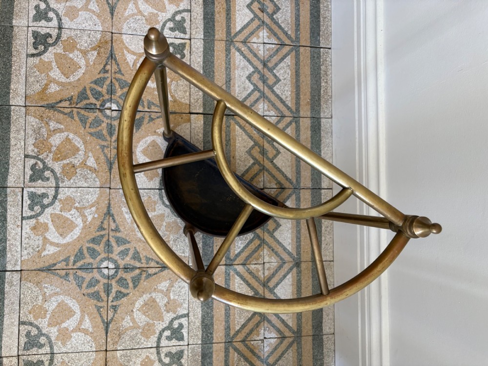 Cast Iron and Brass Demi Line Stick or Umbrella Stand, C1900, 64cm tall View VIII