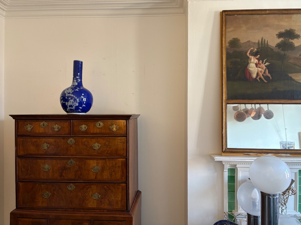 Early 18th Century, English Walnut Chest on Stand circa 1730, 161cm tall View VIII