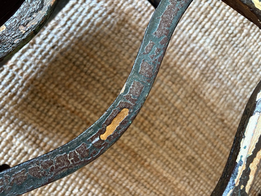 A George 111 Open Arm Painted Elbow Chair, Attributed to Gillows, Late 18th Century View XIV