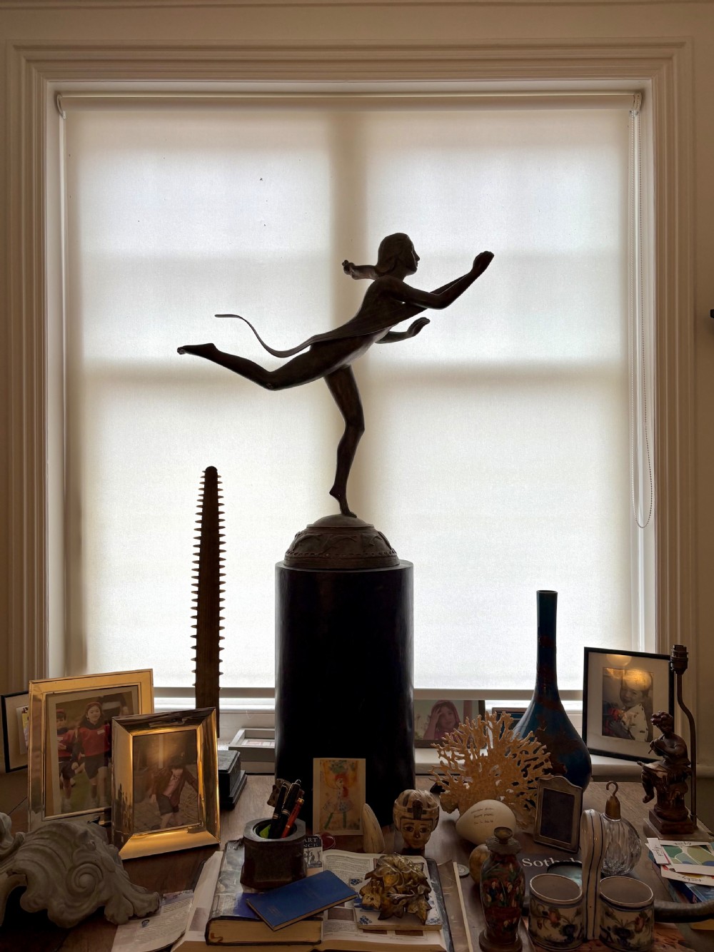 After Paul Manship 1885-1966, Atalanta Patinated Bronze on Brass Sculpture 72cm  View VII