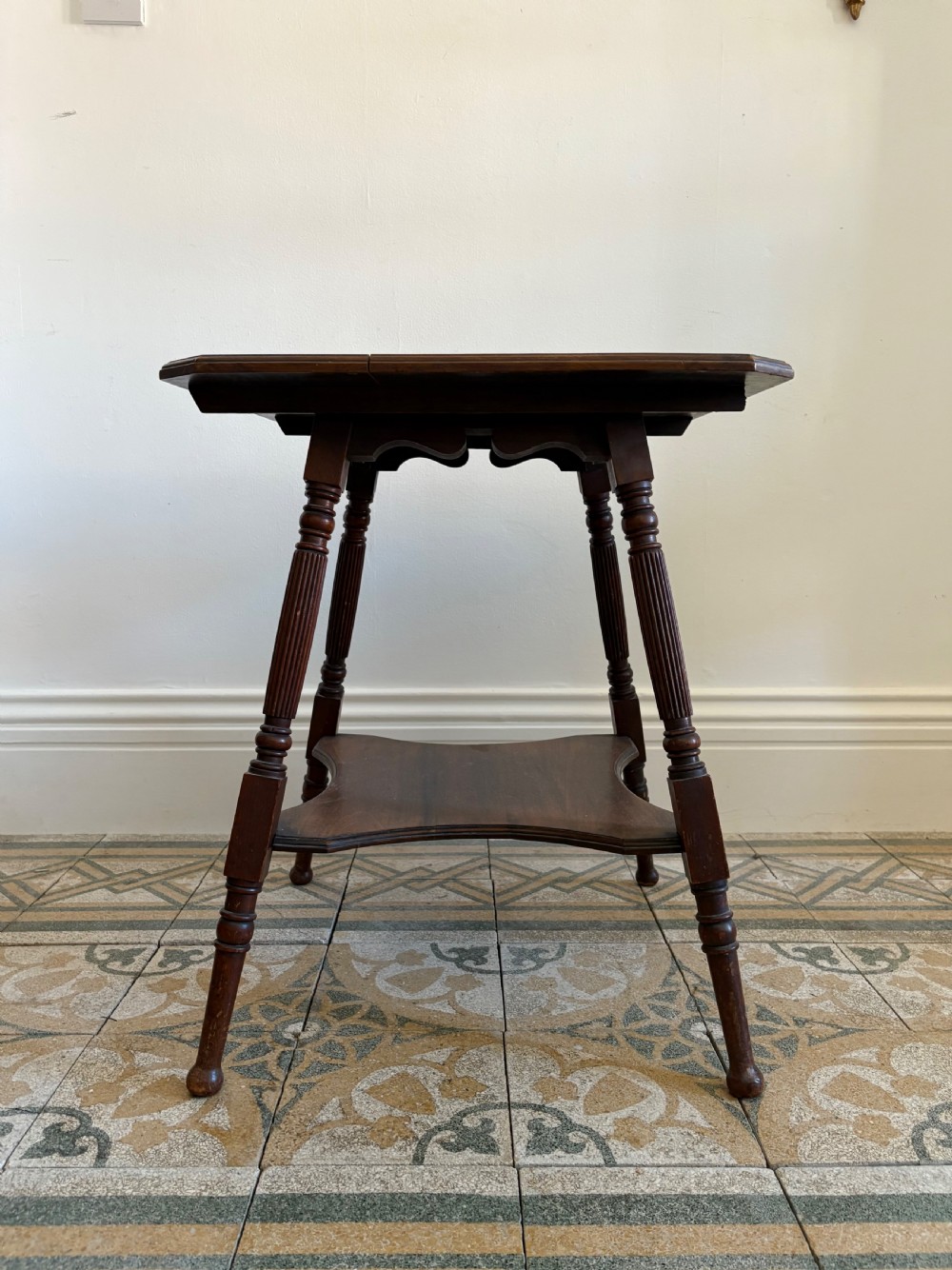 A Late 19th Century Aesthetic Movement Mahogany Occasional Chair, style of EW Godwin