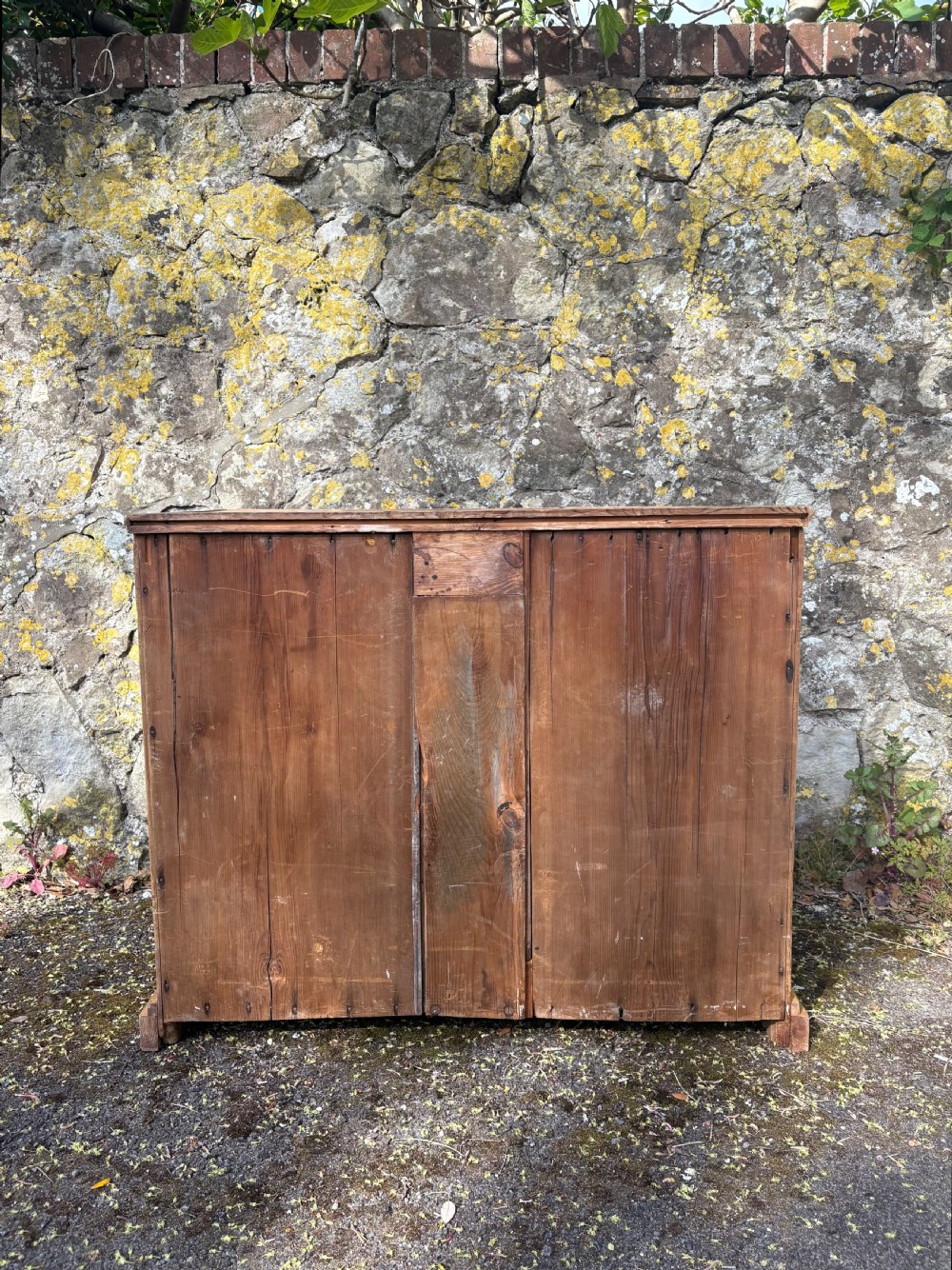 A Late 19th Century Pine Larder or Pantry Base Cupboard, 103cm C1890 View VI