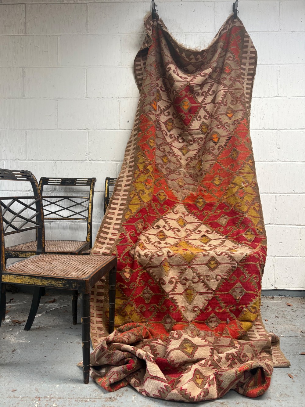 An Early 20th century, Anatolian flat weave Kilim Rug, 330cm with Sufficient Wear View IV