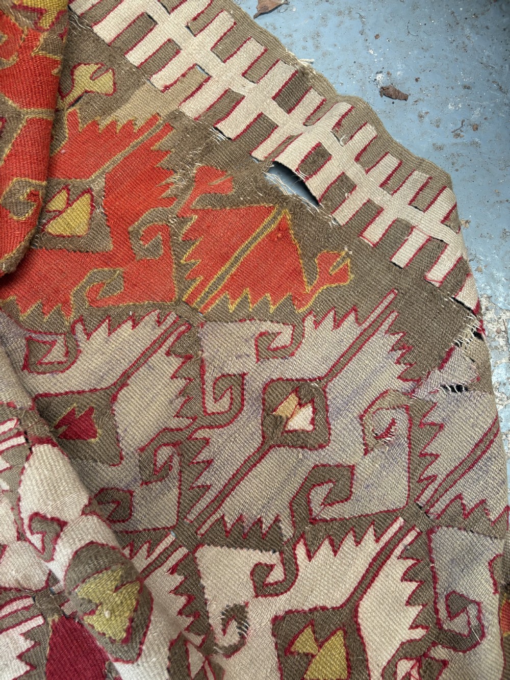 An Early 20th century, Anatolian flat weave Kilim Rug, 330cm with Sufficient Wear View V