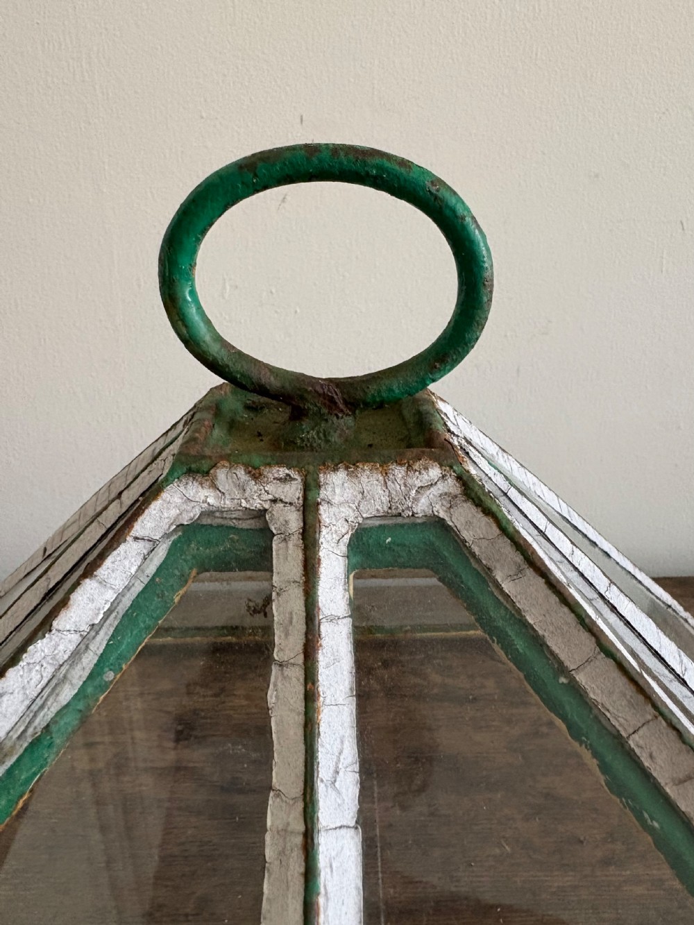 A 19th Century English Cast Iron and Glass Garden Cloche 46cm, rare model View VII