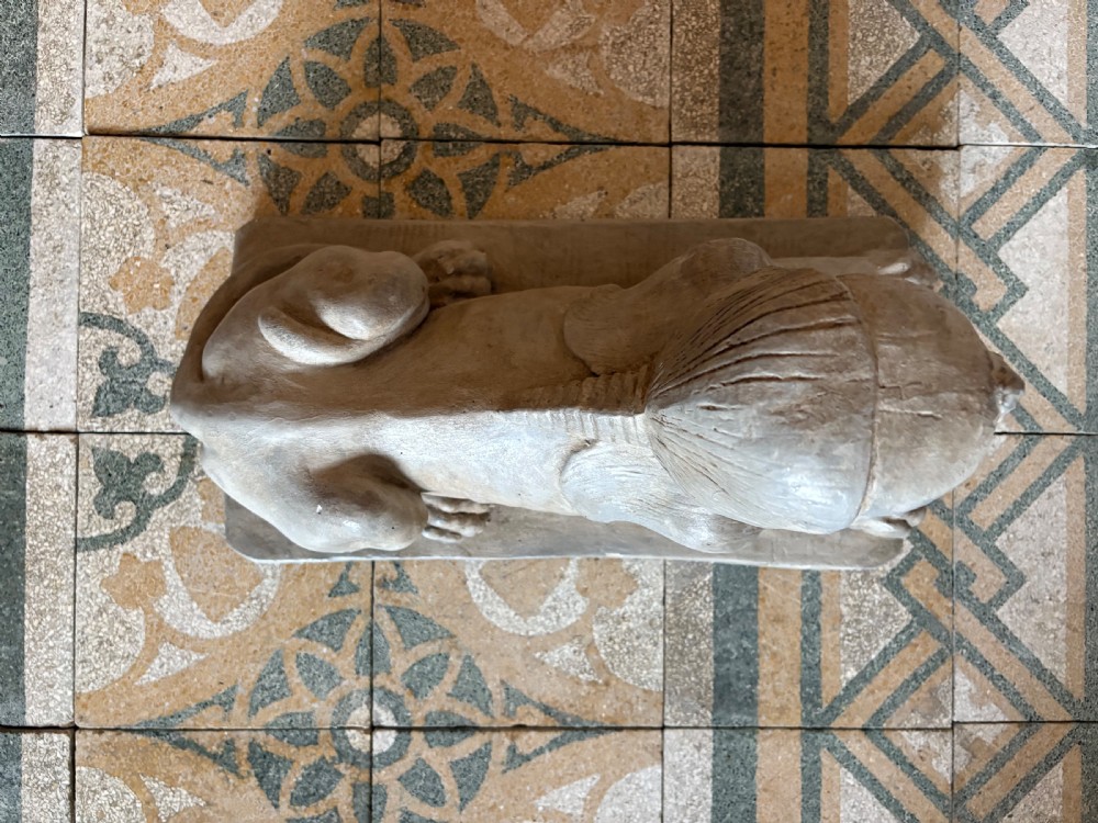 Egyptian Revival Early 20th Century Solid Plaster Sphinx Statue, 48cm View VII