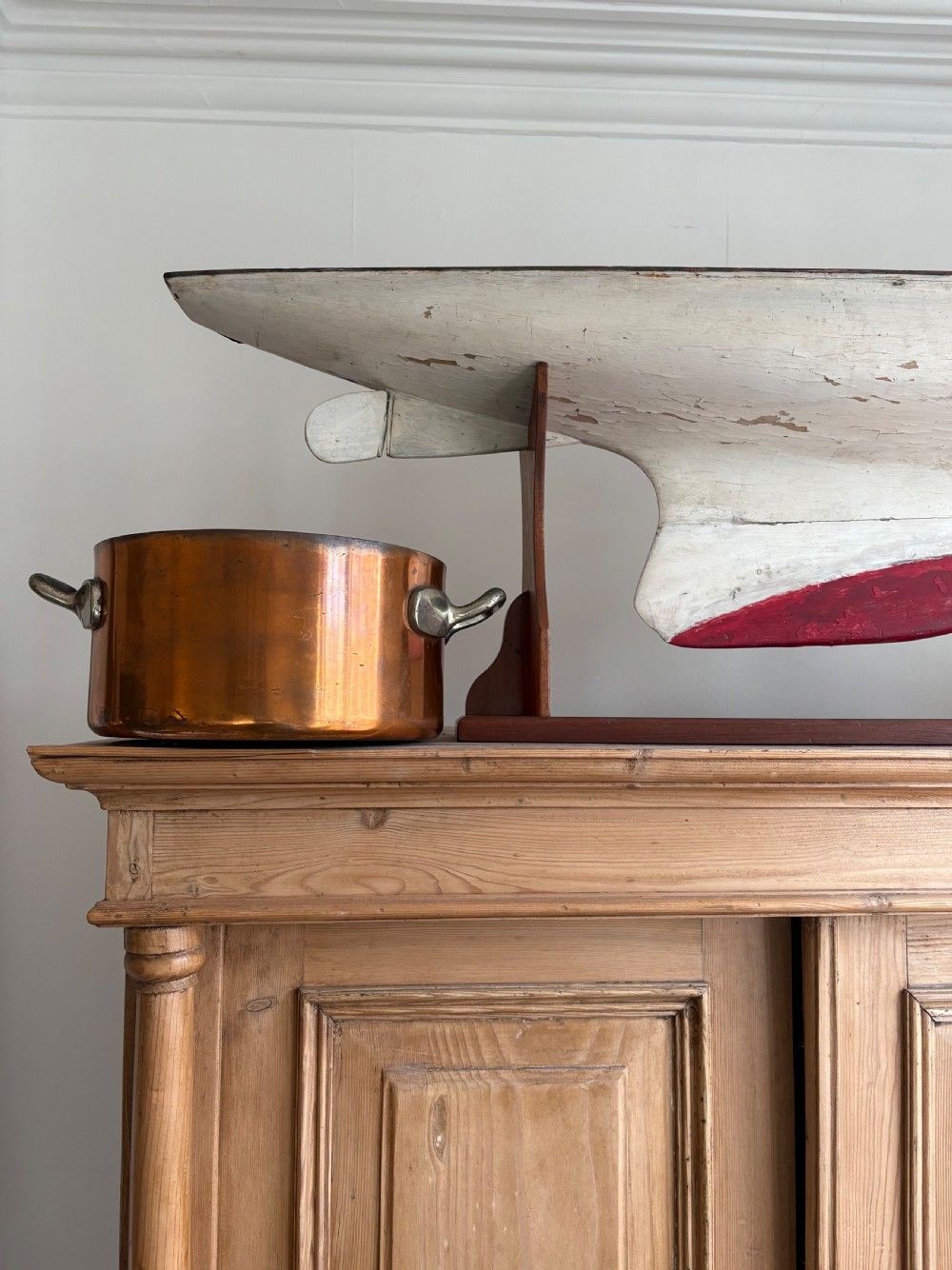 A Large Elkington and Co Copper Pan, Nickel Handles C1900, 26cm diameter 