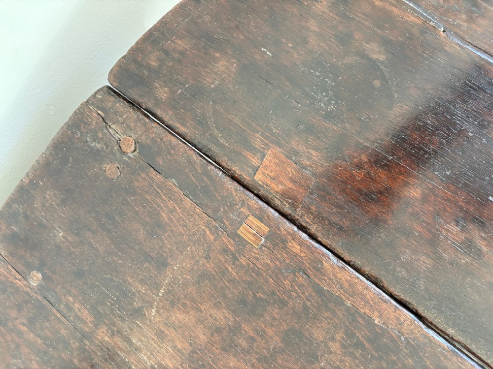 A 17th Century Oak Gateleg Table with Turned Baluster Legs and Single Drawer View XIV