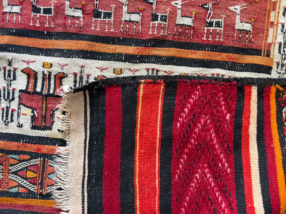 Antique Anatolian Kilim Country House Tribal Rug C1920s 280cm x 135cm View IX