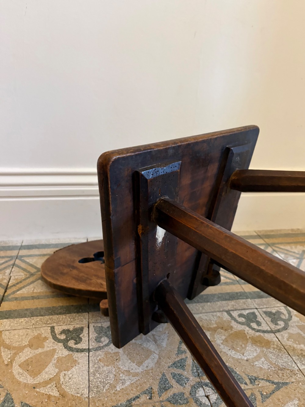 A 19th Century Primitive Swiss Alpine Folk Chair, Fruitwood View X