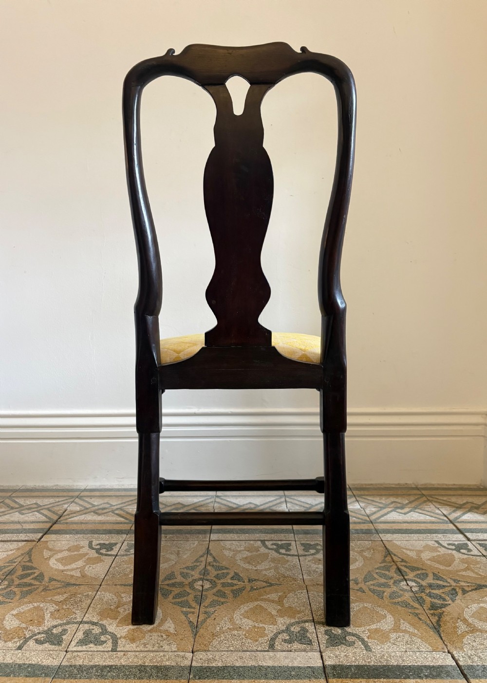 A Georgian Mahogany Queen Anne Style Side Chair, Drop-in Seat, Cabriole Legs View XIV