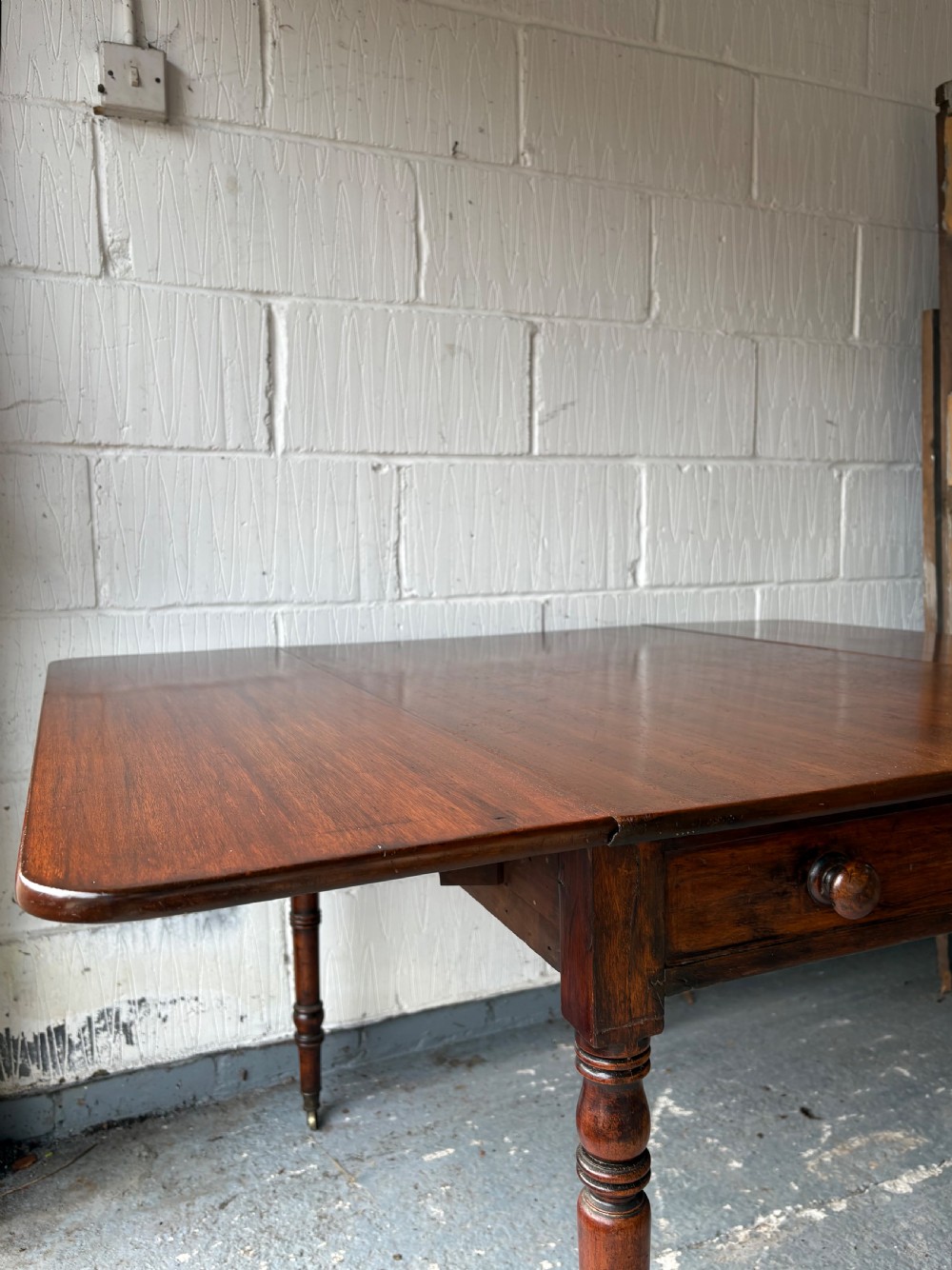 Mid 19thC Drop Leaf Pembroke or Breakfast Table, C1850, Extending to 120cm View IV