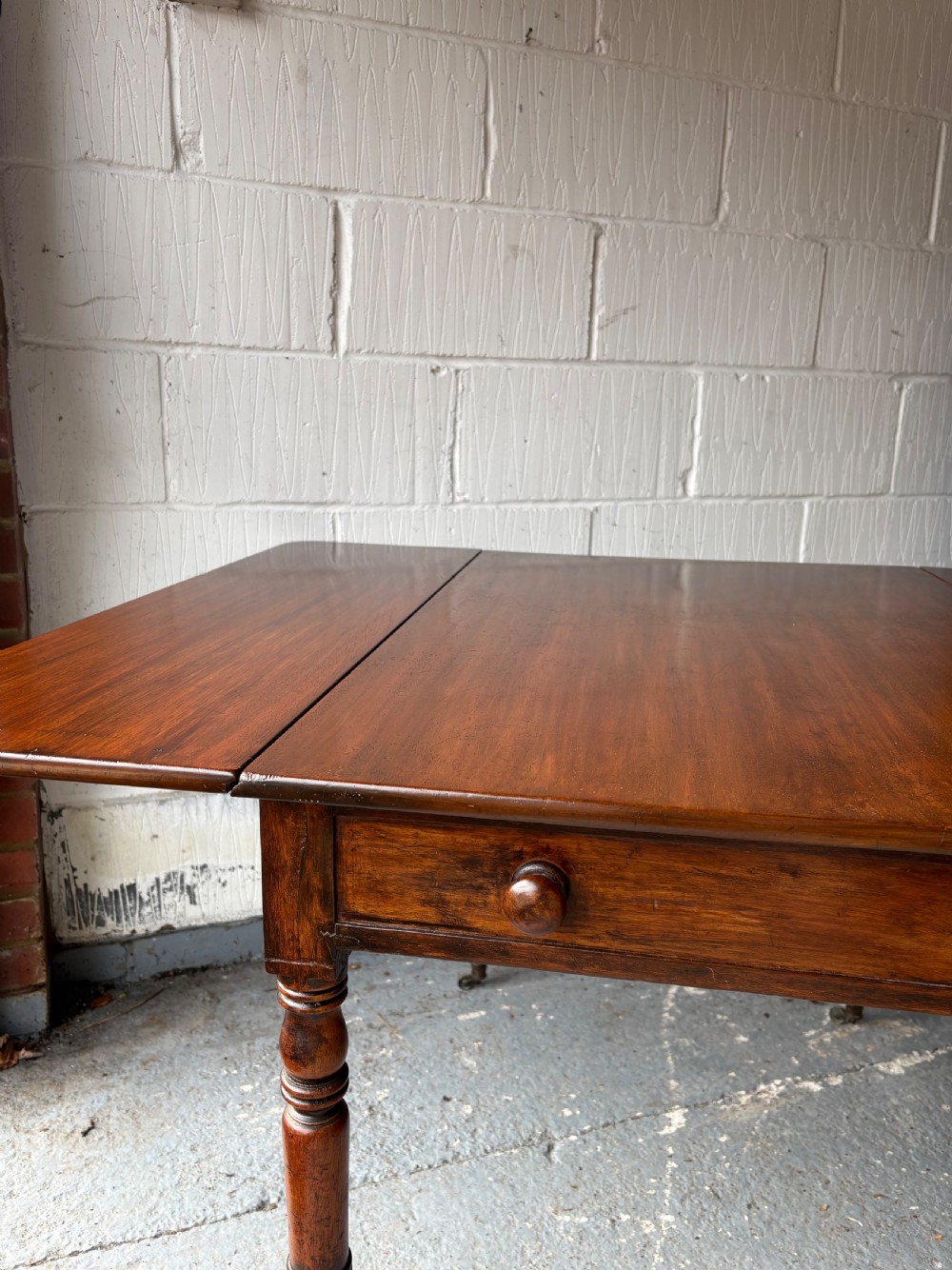 Mid 19thC Drop Leaf Pembroke or Breakfast Table, C1850, Extending to 120cm View IX