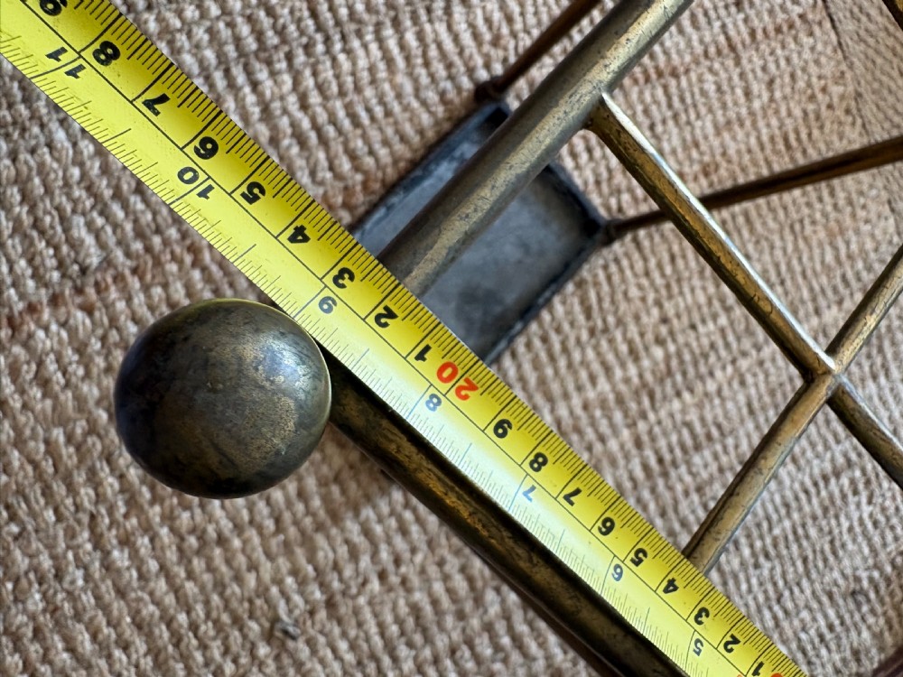 Early 20thC Brass and Iron 8 Division Stick or Umbrella Stand, C1900-1920 View XV