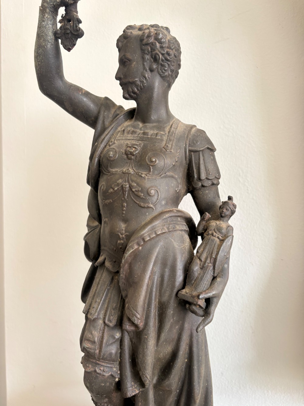 A 19th Century Grand Tour 65cm Spelter Lamp, Guiliano di Medici View VIII