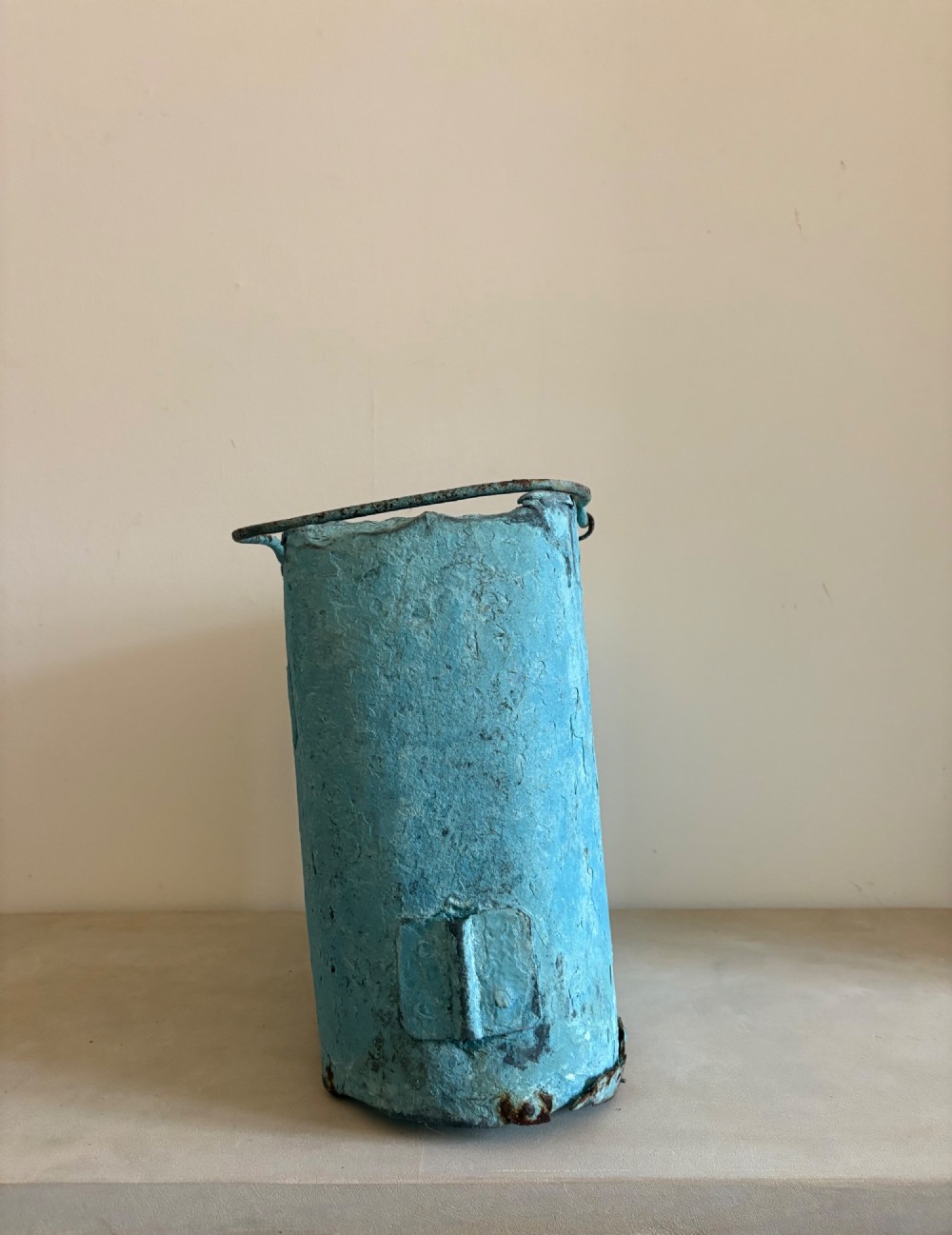 A French 18thC Verdigris Copper Watering Can, Arrosoir c1800, 41cm, watertight View VIII