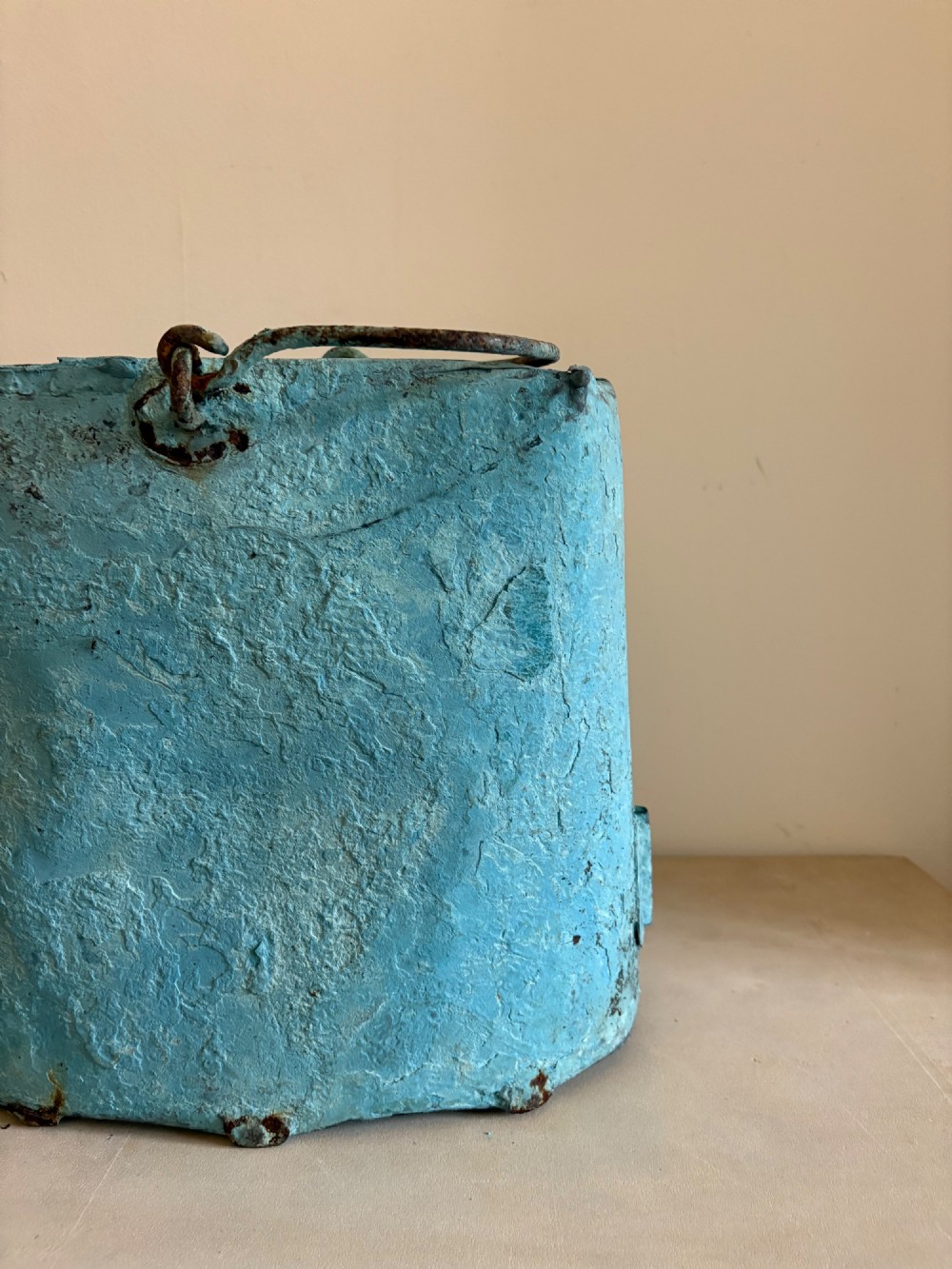 A French 18thC Verdigris Copper Watering Can, Arrosoir c1800, 41cm, watertight View X