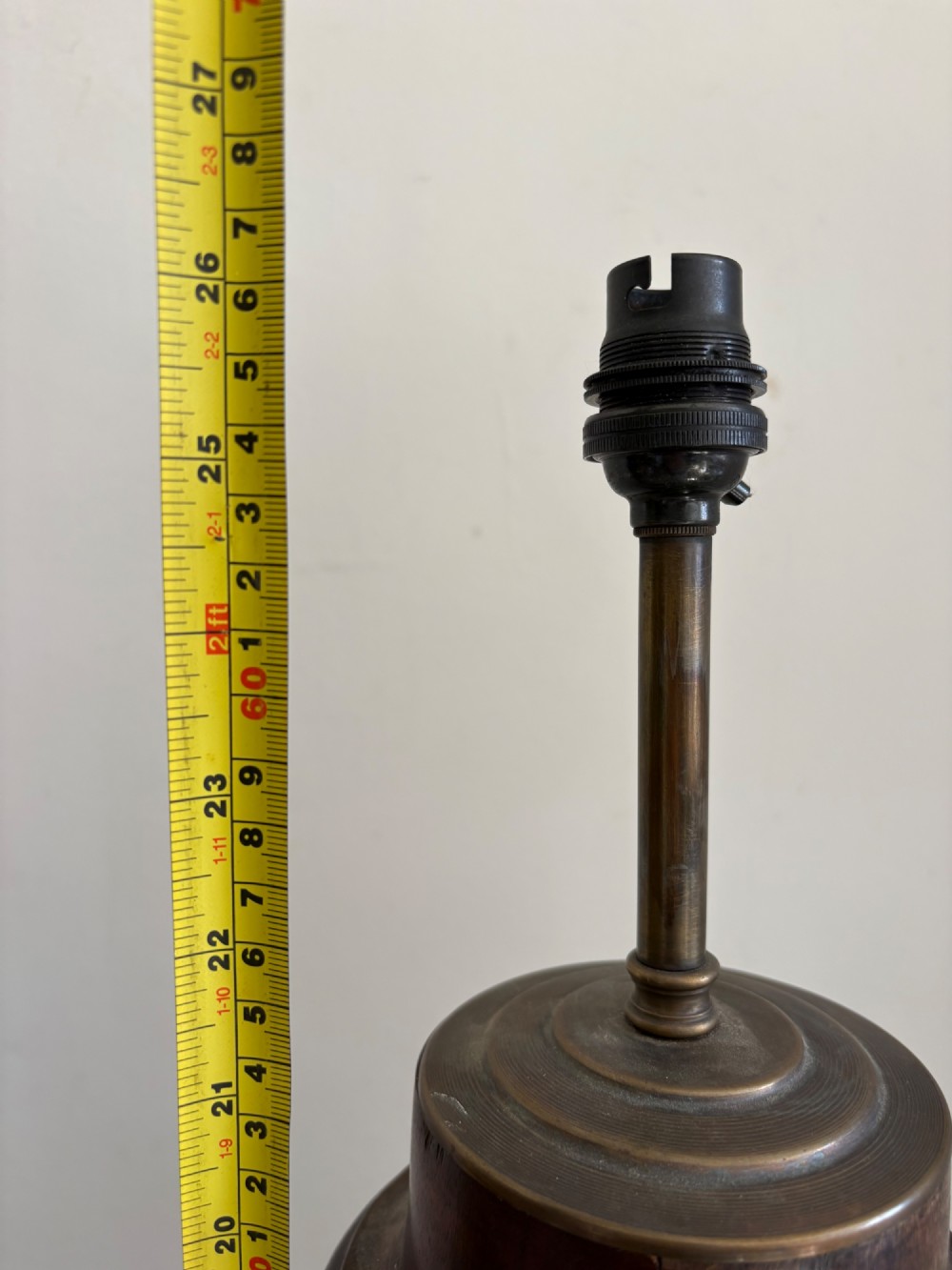 A Pair of 19thC Cuban Mahogany Substantial Table Lamps, c1850, 67cm Tall View XII