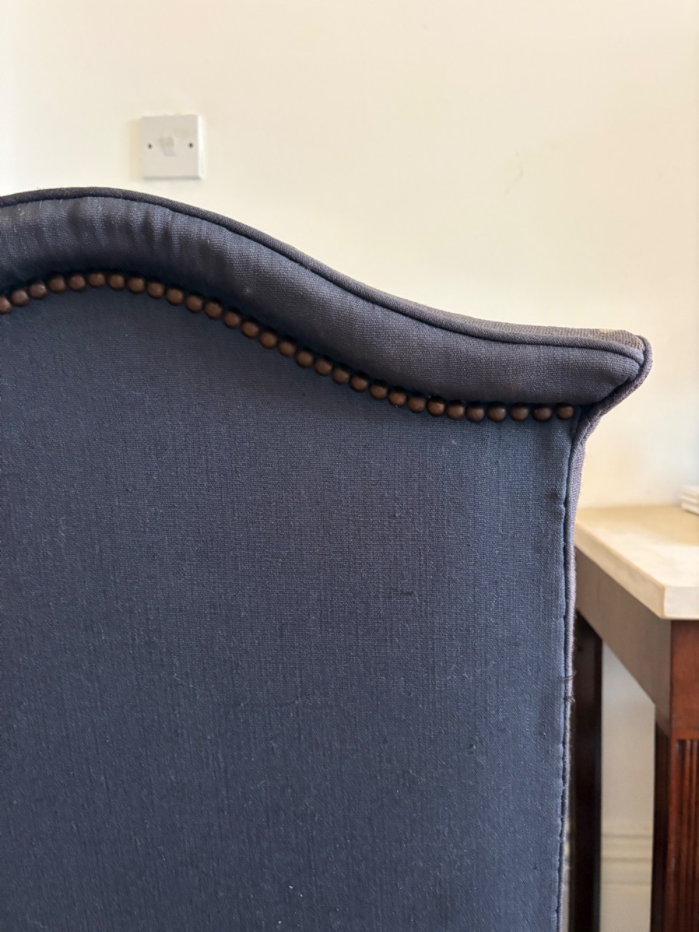 A 19th Century George 11 style, Carved Mahogany Side Chair with Tapestry Seat View VII